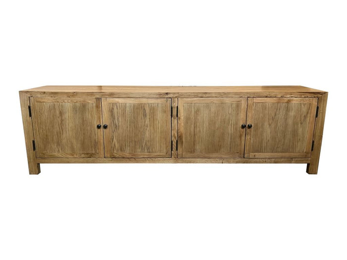 Oak TV Unit 4-Doors