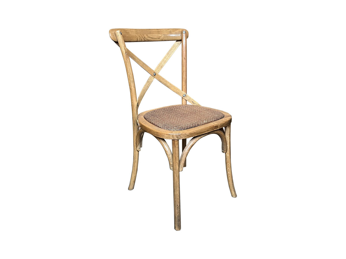 Crossback Chair Natural/Black/White/Raw/Brown