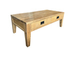 Oak Two-Way 2-Drawer Coffee Table 120cm – Natural