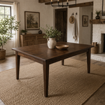 Oak Dining Table with Breadboard