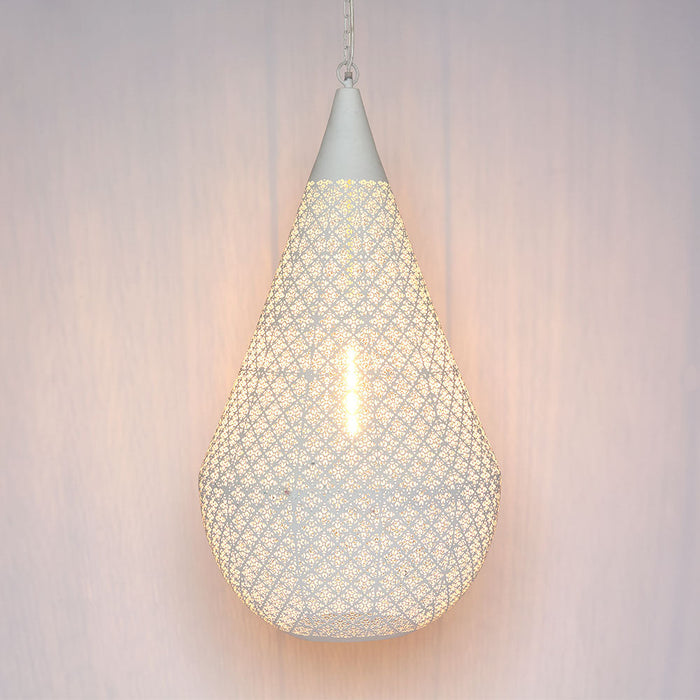 Europa Ceiling Pendant Large White