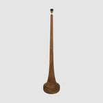 Lancia Floor Lamp Base Large Dark Natural- Base Only