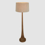 Lancia Floor Lamp Base Large Dark Natural- Base Only