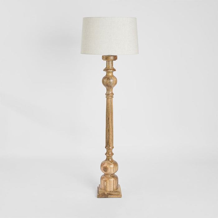 Rook Floor Lamp Base Large Natural- Base Only