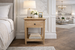 Crown 1-Drawer 1-Shelf Bedside Storage