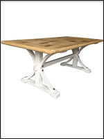 Brussels Dining Table with white base