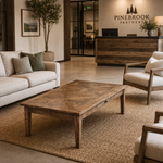 Parquetry Recycled Elm Coffee Table
