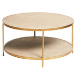 Manhattan Round Coffee Table Black