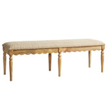 Mayfair Ottoman Natural Stripe