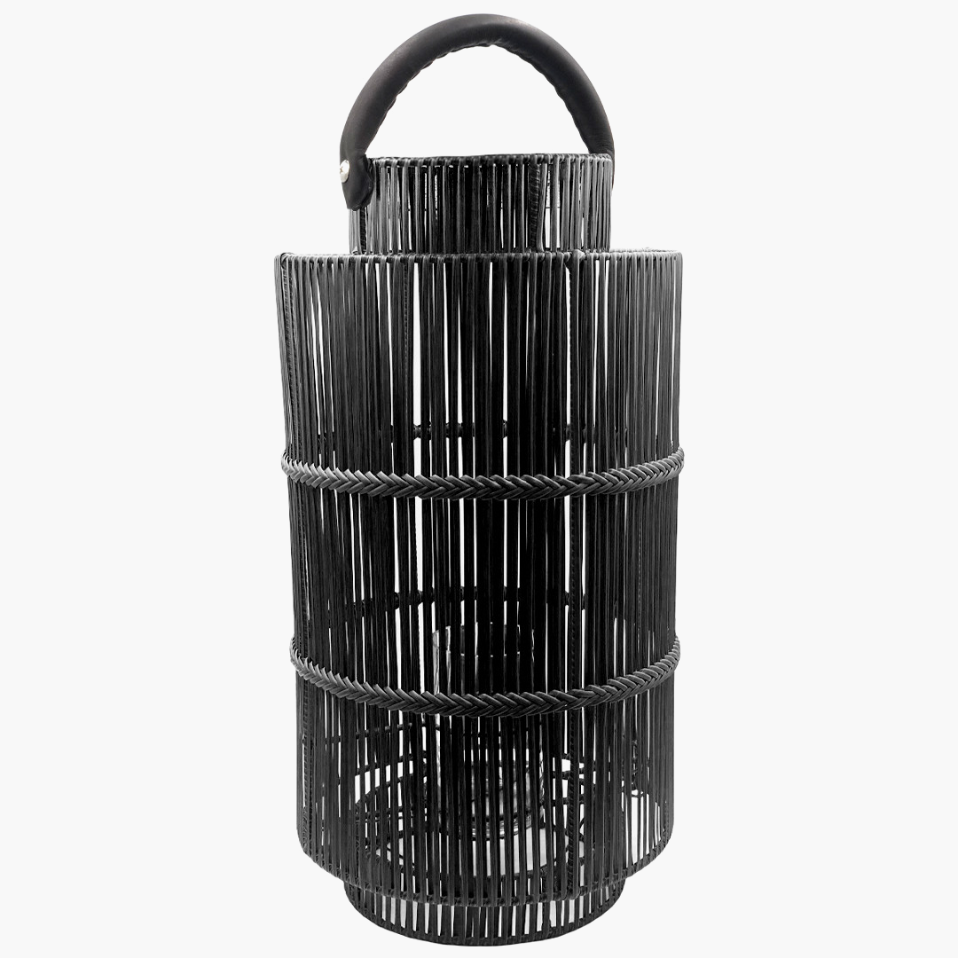 Pavillion Rhodes Outdoor Lantern Large Black