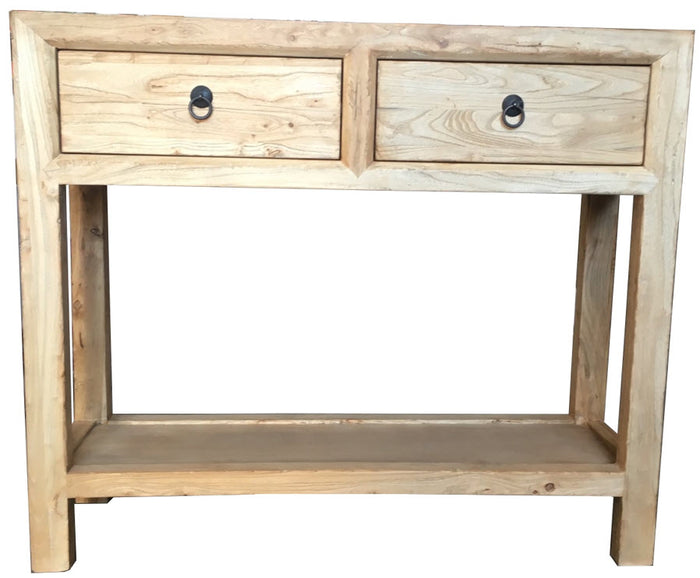 Chinese Antique Reproduction Hall Table with Shelf