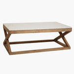 Maine Marble Top Lamp Table