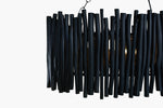 Wood Candlestick Round Chandelier