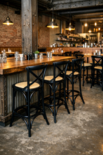 Crossback Bar Stool