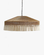 Arignon Raffia Peper and Cotton Ceiling Pendant large