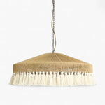 Arignon Raffia Peper and Cotton Ceiling Pendant large
