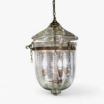 Bell Jar Ceiling Pendant Medium Brass
