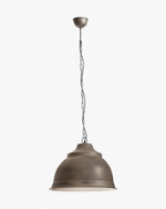 Brasserie Overhead Ceiling Pendant Large Rust