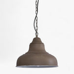 Brasserie Overhead Ceiling Pendant Small Rust