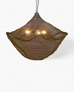 California Hanging Lamp Antique Brass