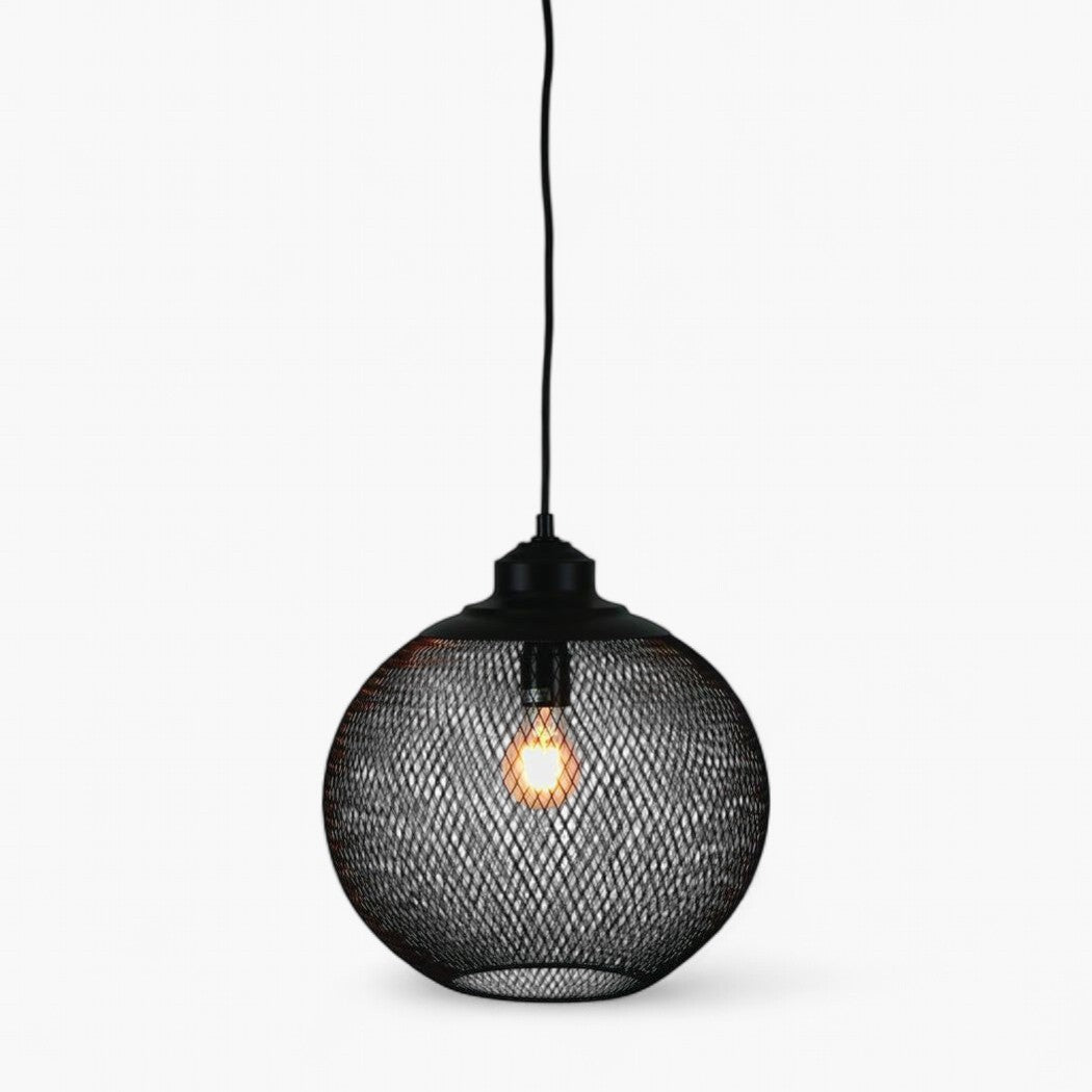 Carlo Ceiling Pendant Medium Black