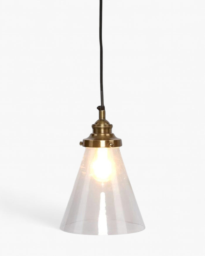 Gadsden Ceiling Pendant Extra Small Antique Brass