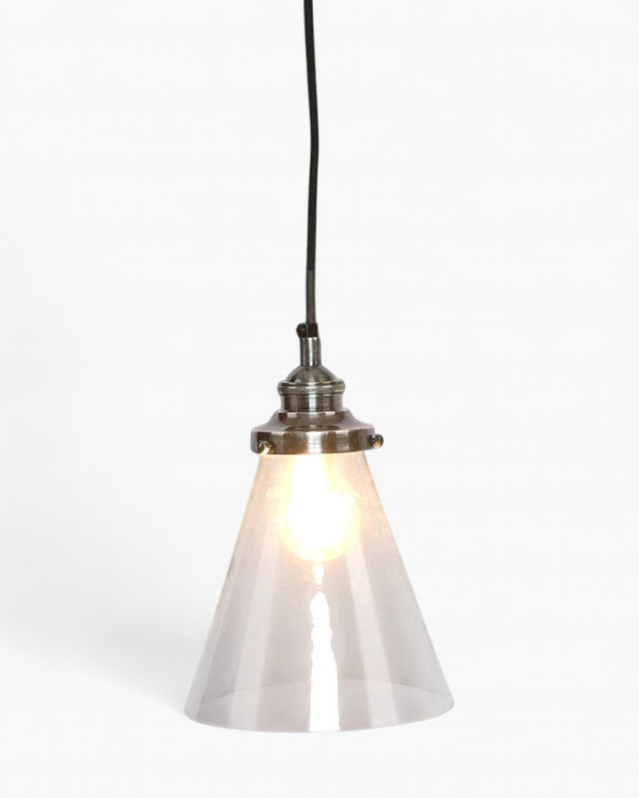 Gadsden Ceiling Pendant Extra Small Antique Silver