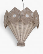 Havana Rattan and Jute Chandelier