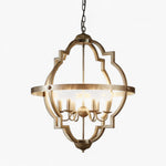 Hyatt Ceiling Pendant Extra Large Rust Brown and Silver Black