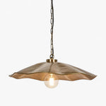 Melville Ceiling Pendant Hammered Antique Brass