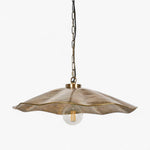 Melville Ceiling Pendant Hammered Antique Brass