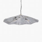 Melville Ceiling Pendant Hammered Large Antique Silver
