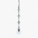 Molten Clear Glass Beads Ceiling Pendant