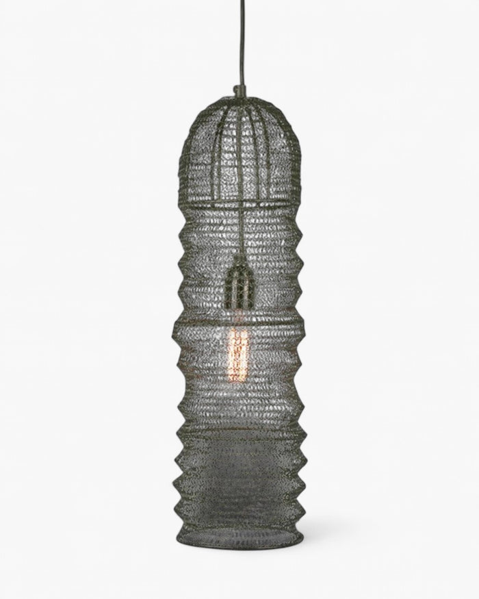 Monash Wire Mesh Ceiling Pendant Black