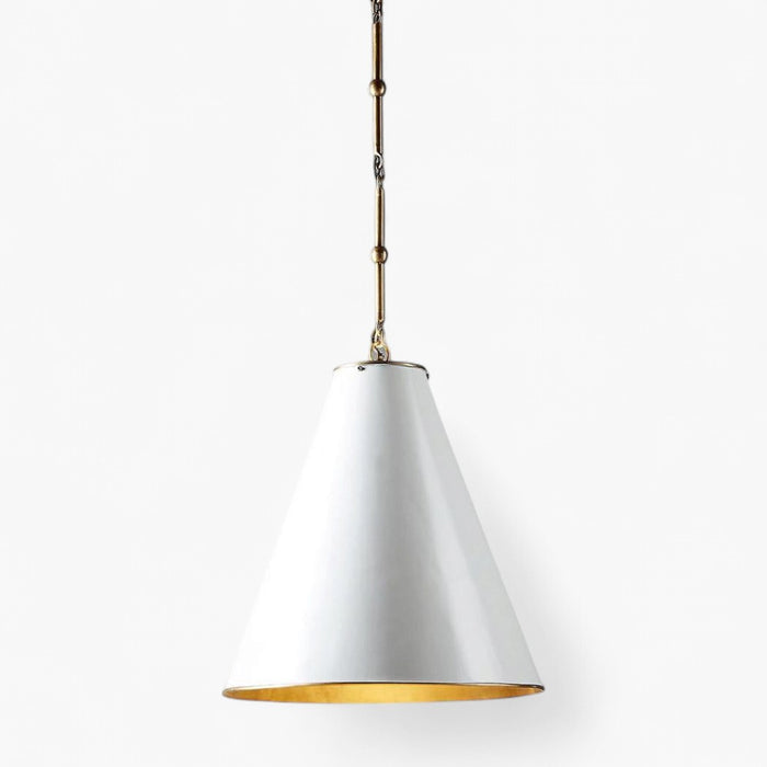 Monte Carlo Ceiling Pendant Small White and Brass