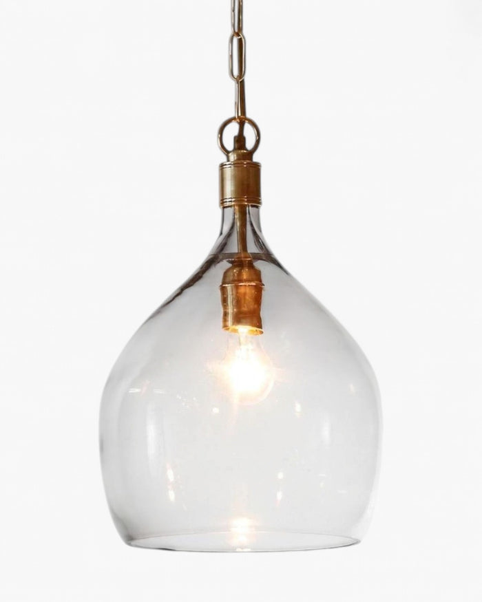 Omega Ceiling Pendant Antique Brass