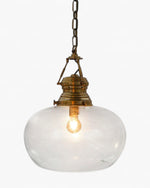 Paddington Ceiling Pendant Small Antique Brass