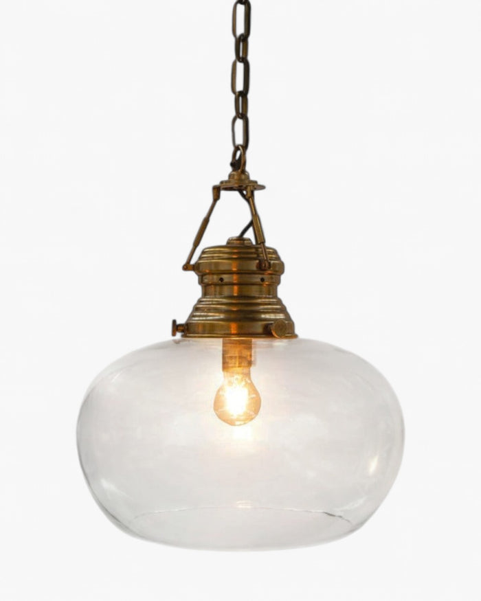 Paddington Ceiling Pendant Small Antique Brass