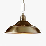 Palladium Hanging Lamp Antique Brass