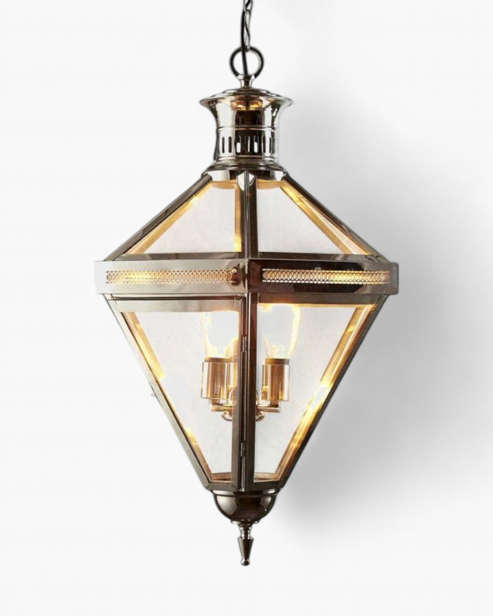 Rockefella Ceiling Pendant Nickel