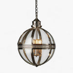 Saxon Ceiling Pendant Medium Shiny Nickel