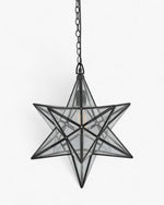 Star Ceiling Pendant Large Black