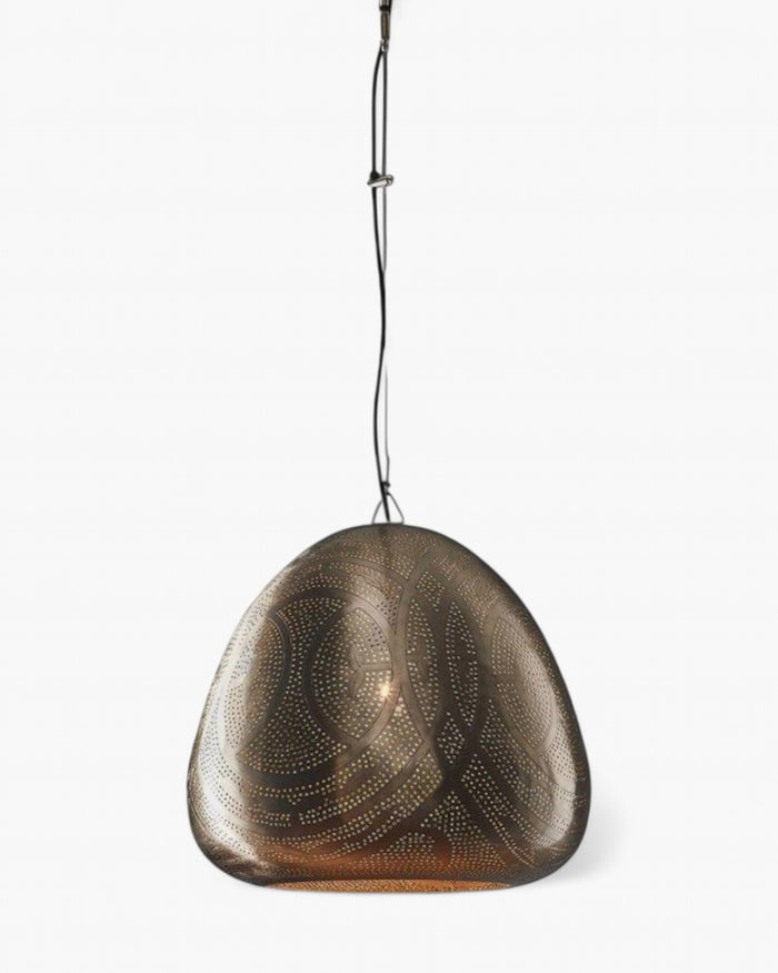 Stockport Dome Ceiling Pendant Nickel