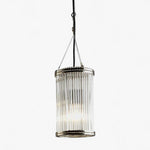 Verre Glass Ceiling Pendant Small Nickel
