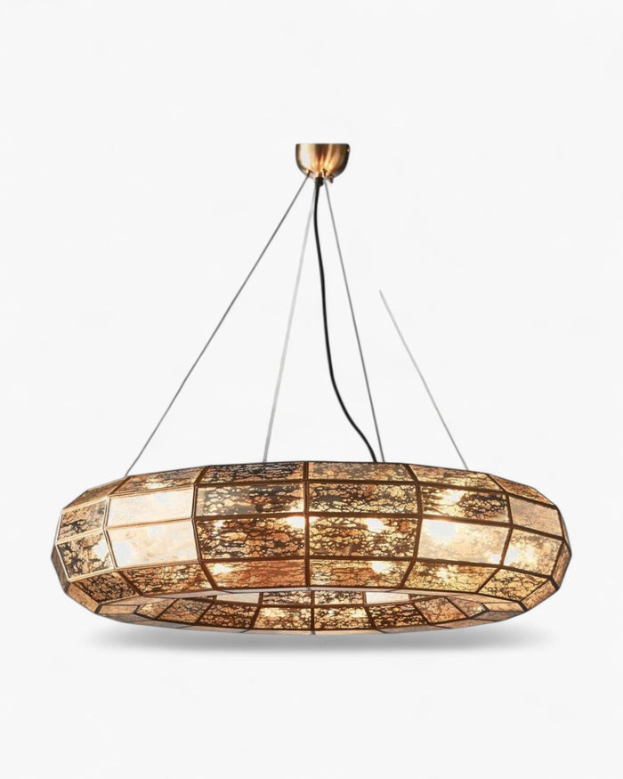 Victoria Ceiling Pendant Large Antique Brass