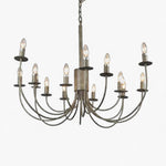 16 Arm Taupe Iron Chandelier 16 Lights