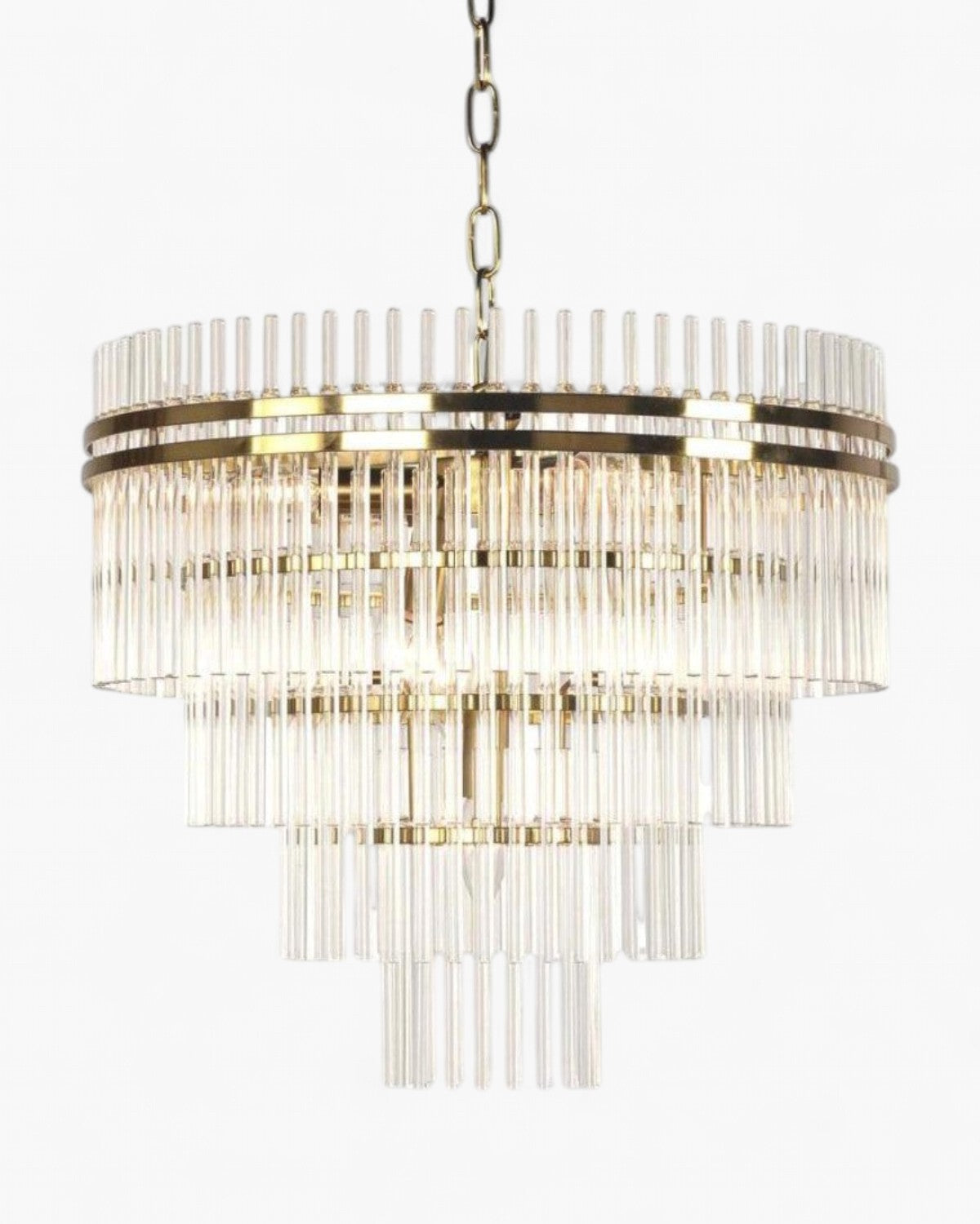Infinity Chandelier Brass