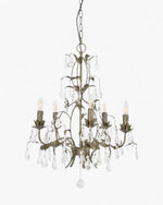 Medium Taupe Chandelier