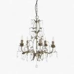 Medium Taupe Chandelier
