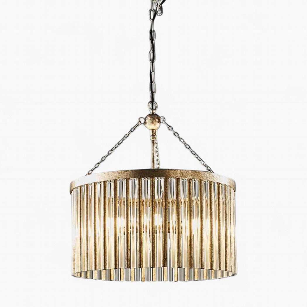 Midtown Chandelier Antique Silver